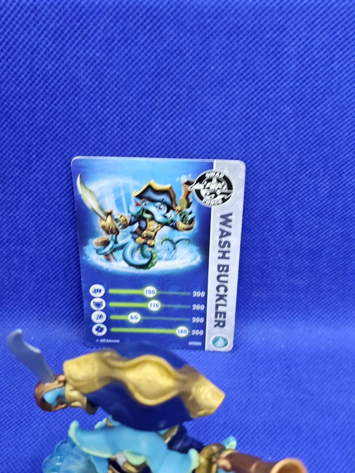 Wash Buckler Skylanders SWAP Force Eau Activision 2013 avec carte2
