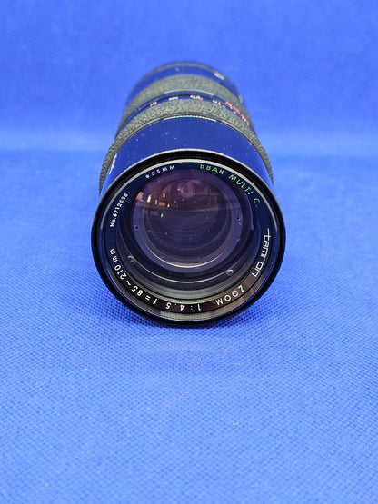 Tamron-F 85-210 mm f4.5 BBAR Multi C Macro Monture Fujica Japon 55 mm Non testé5