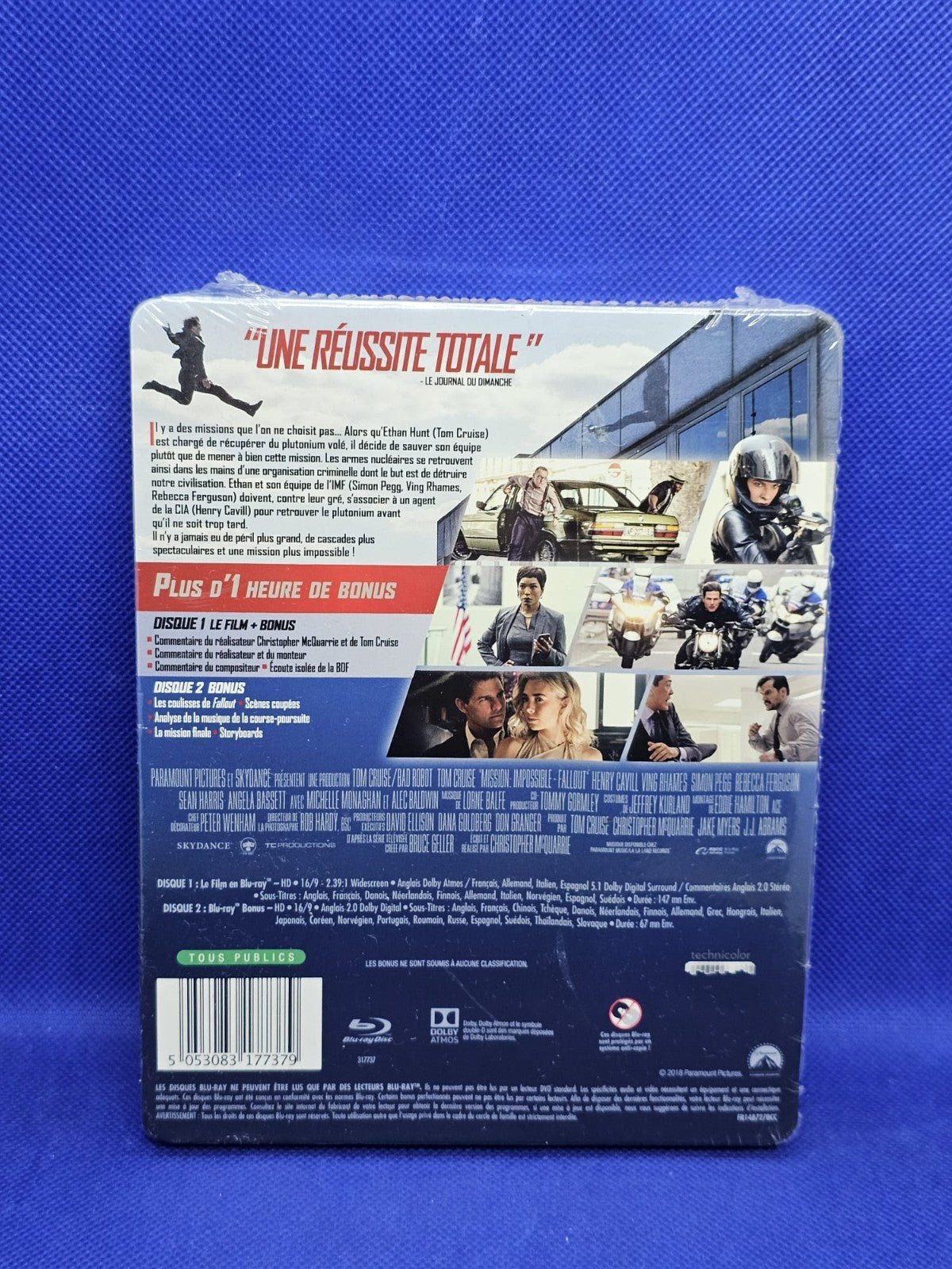 Mission Impossible Fallout Steelbook E.Leclerc Blu-ray édition limitée Paramount5