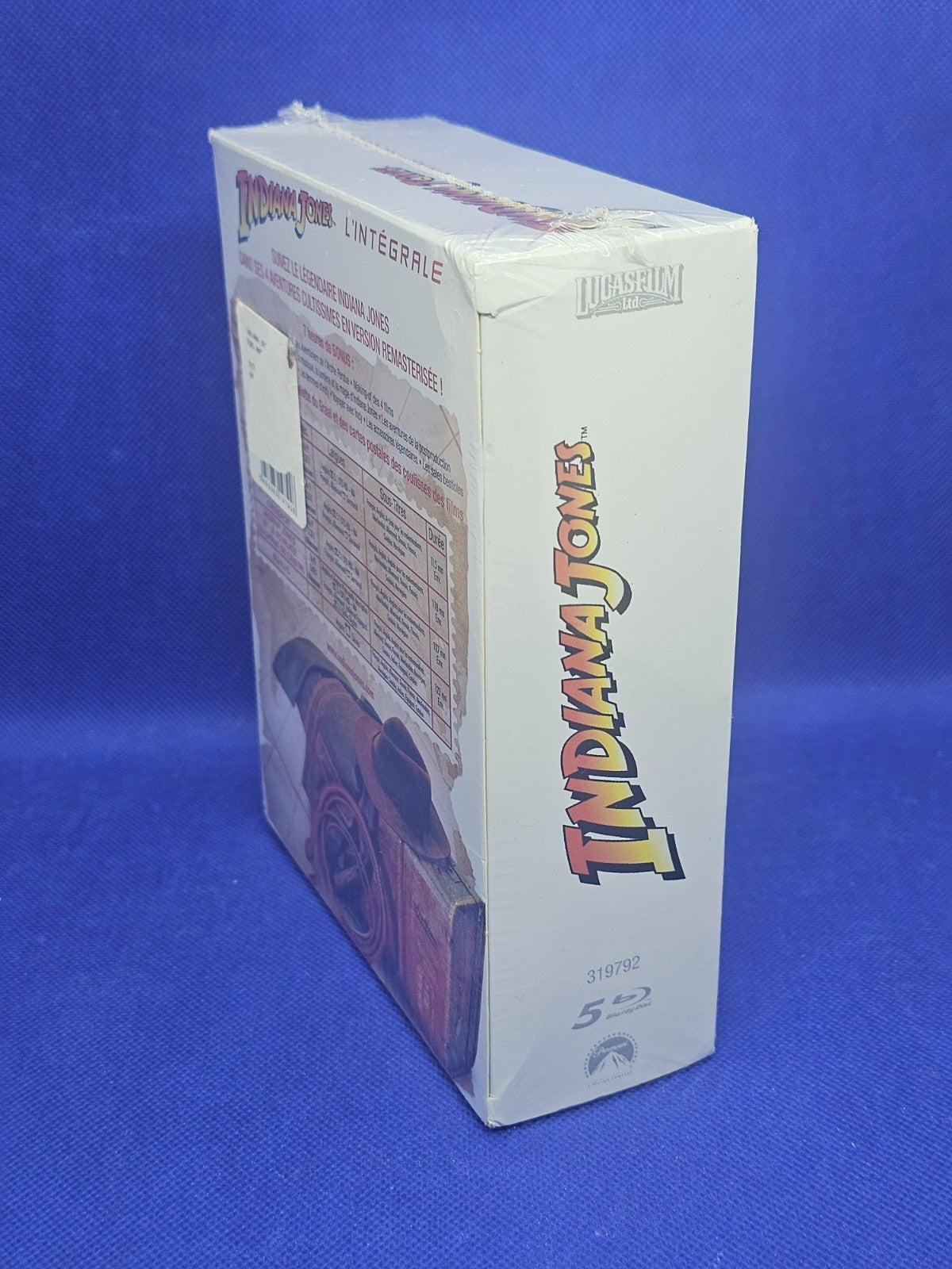 Indiana Jones L’Intégrale 4 Films Coffret 5 Blu-ray Paramount 2012 Neuf Scellé1