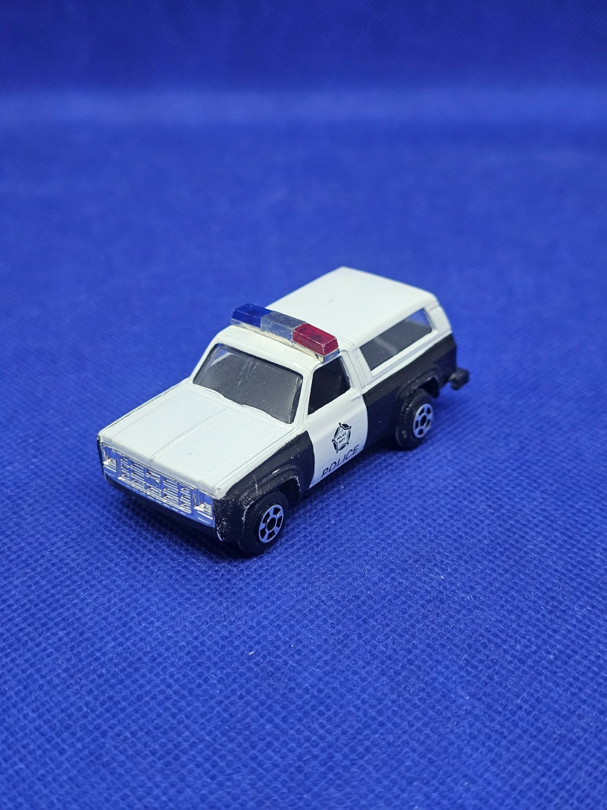 Chevrolet K5 Blazer Police Playart Hong Kong Vintage 1/64 7 cm0