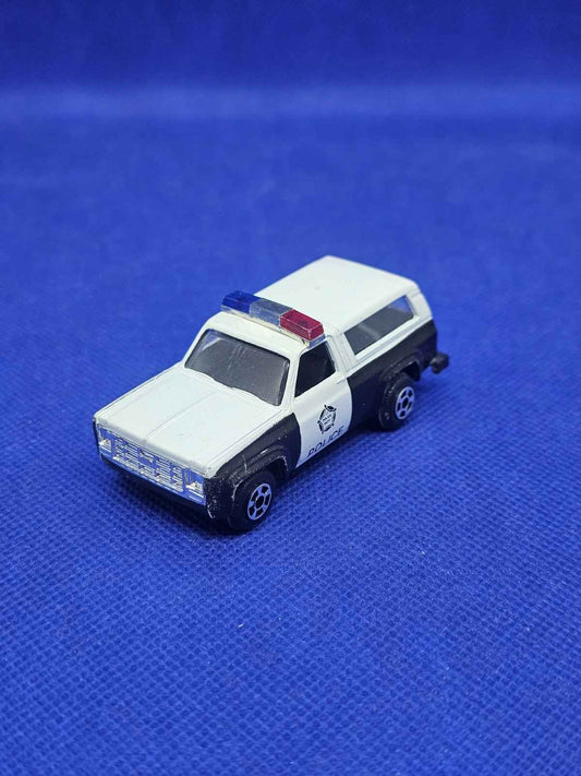 Chevrolet K5 Blazer Police Playart Hong Kong Vintage 1/64 7 cm