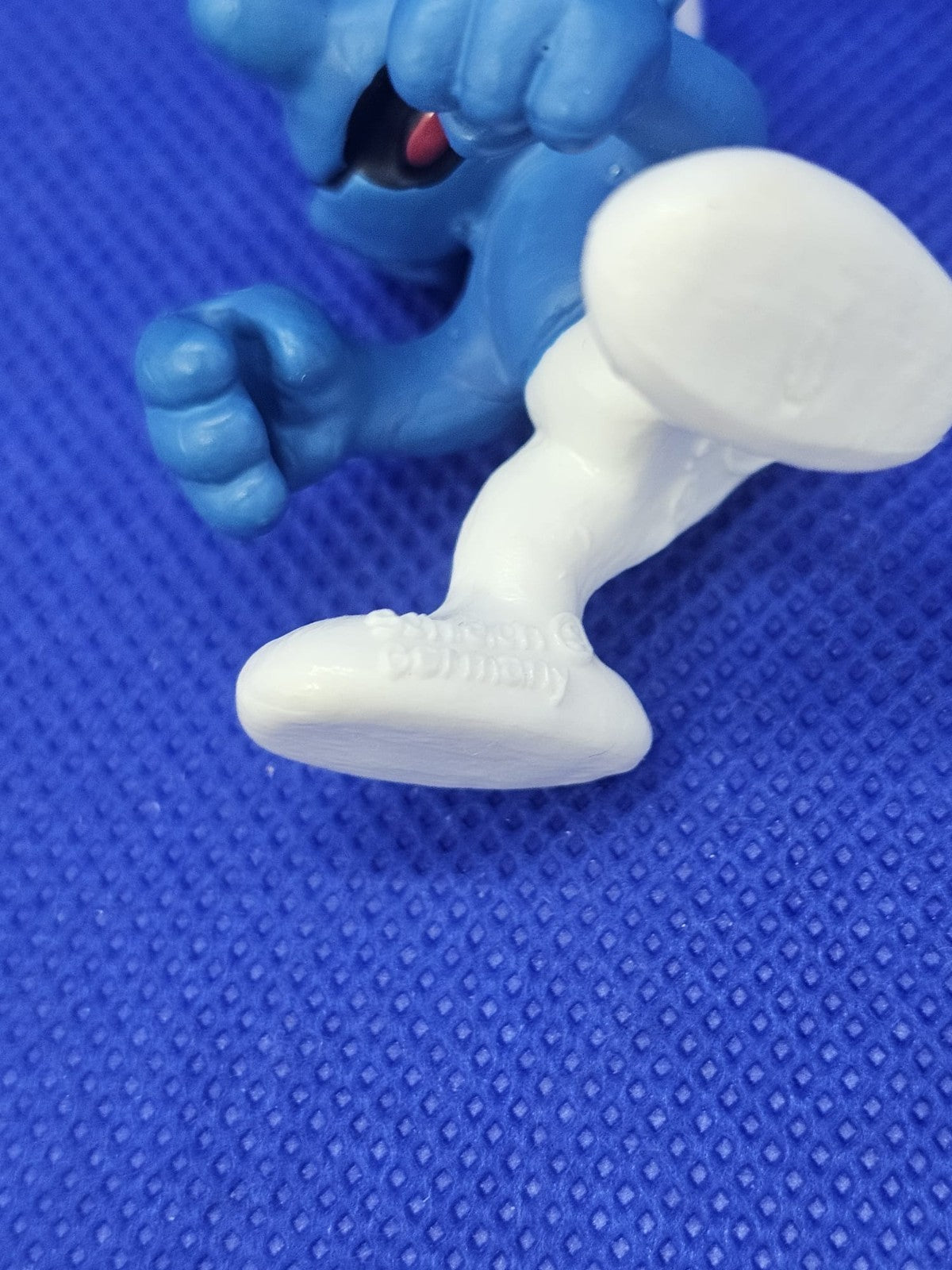 Schtroumpf rameur Row Boat Smurf Super Smurf Peyo Schleich 1999 réf 402191