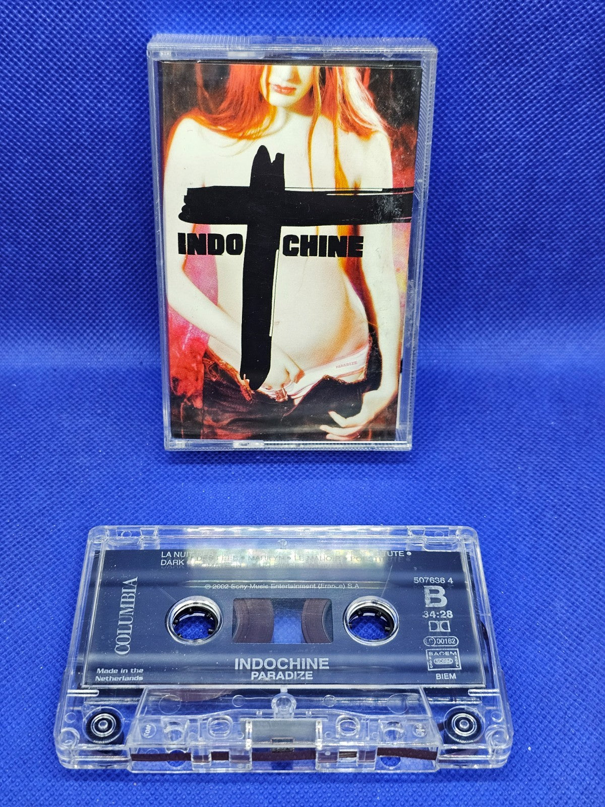 Indochine Paradize Cassette Audio Columbia Sony Music 2002 K74