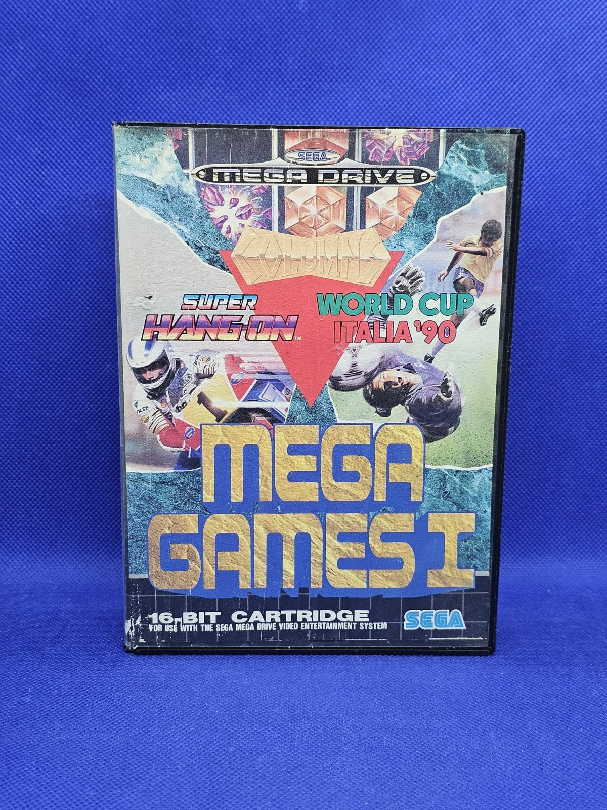 Mega Games I Sega Mega Drive Super Hang-On Columns World Cup Italia 90 PAL 19920