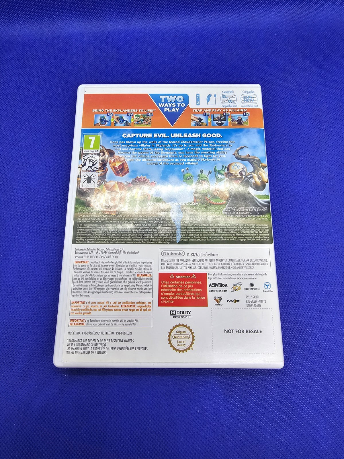 Skylanders Trap Team Nintendo Wii Activision 2014 PAL3