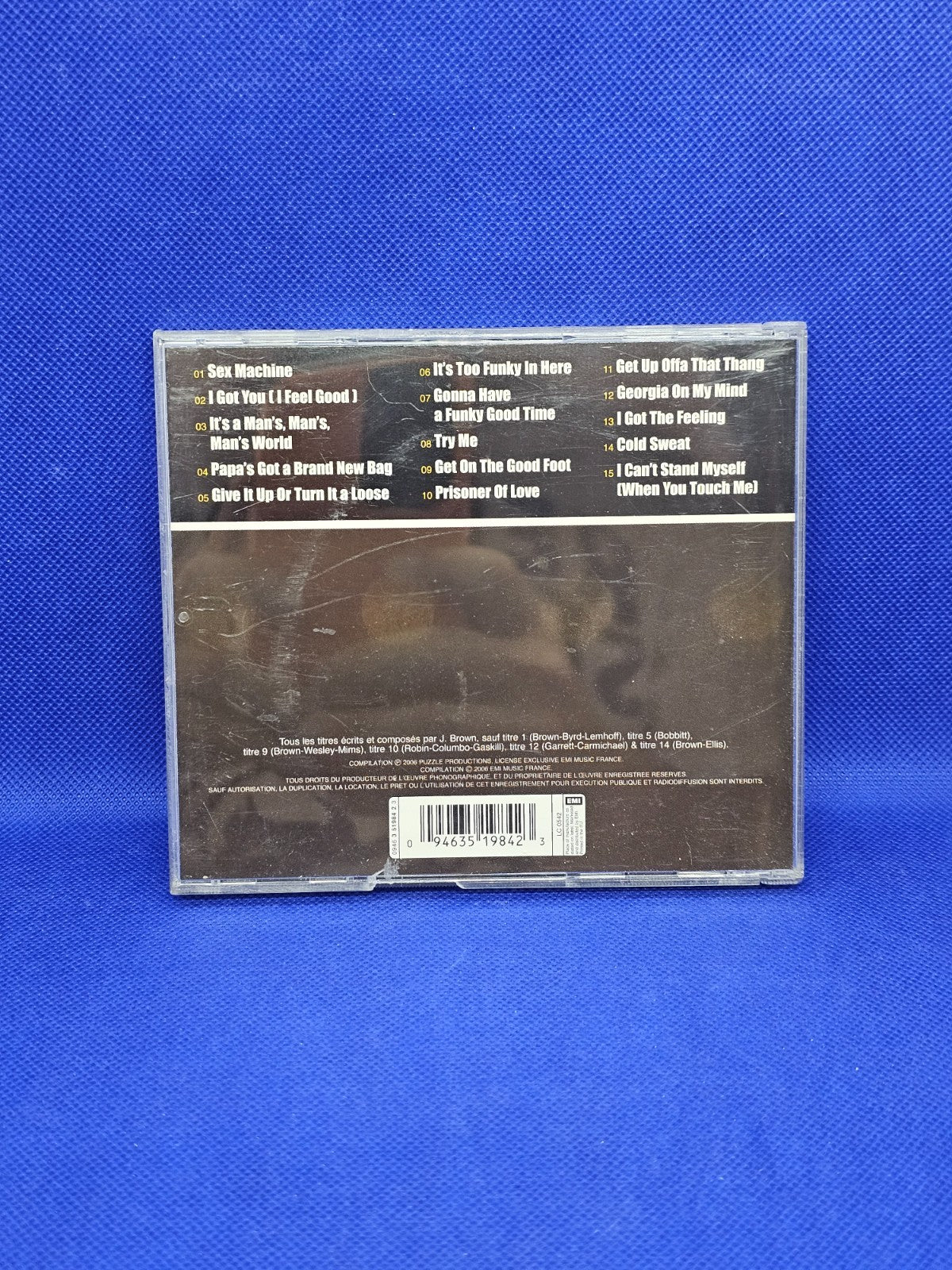 James Brown Sex Machine Live CD Musical Soul Funk EMI Music France 20061