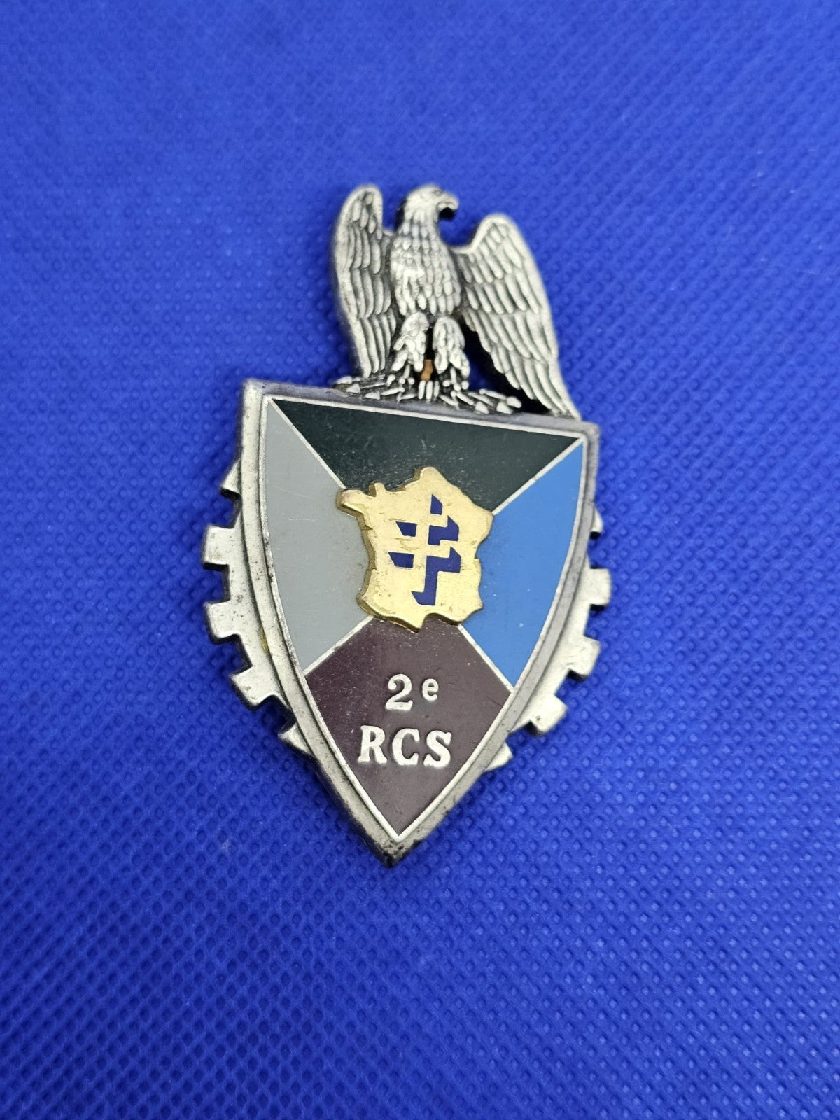 Insigne 2e RCS Régiment Commandement Soutien Fraisse Paris G2660 Militaria0