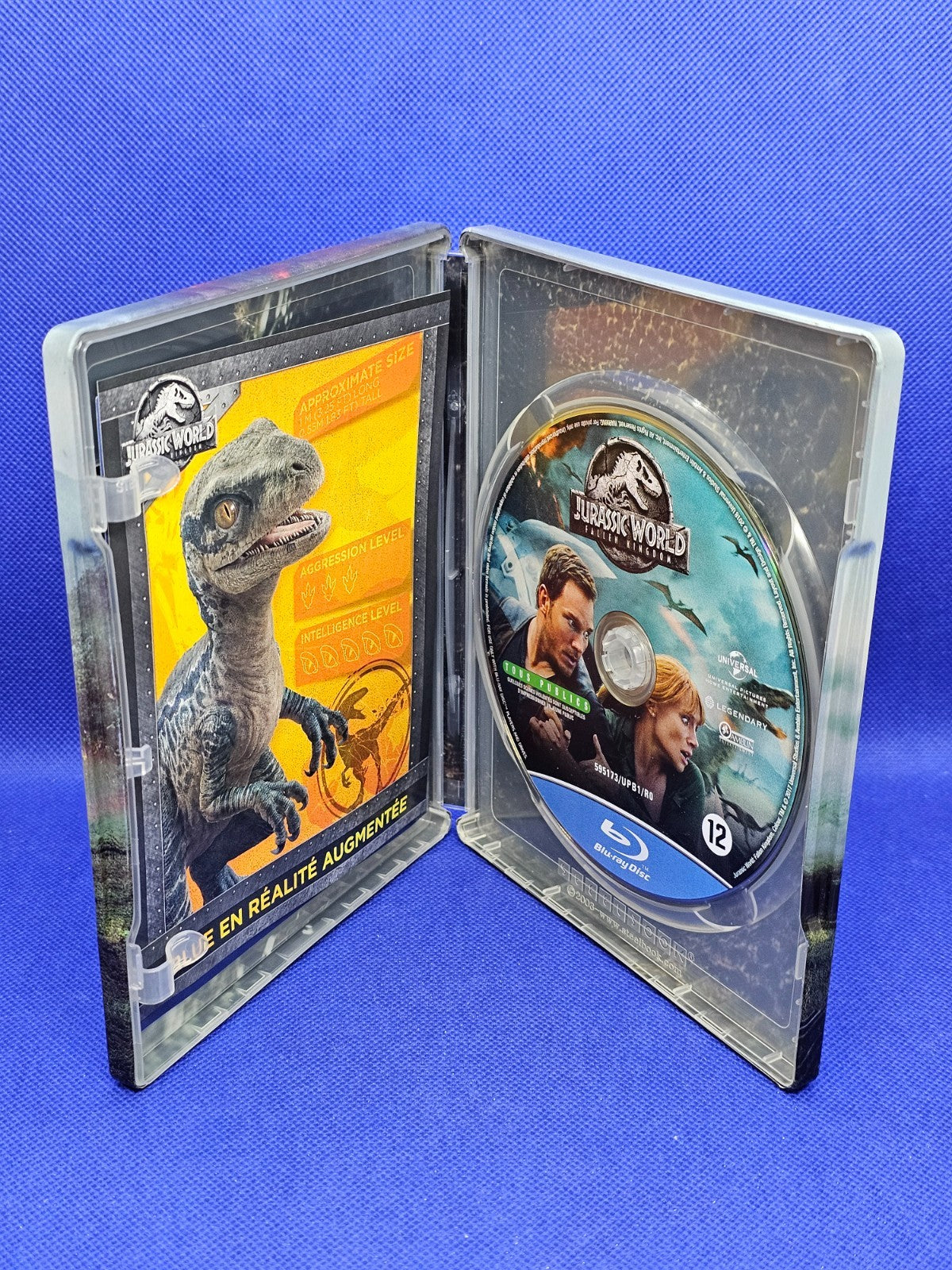 Jurassic World Fallen Kingdom Steelbook Blu-ray Universal 20181
