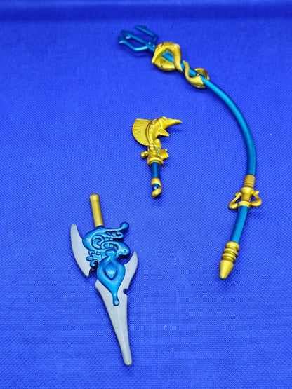 Accessoires Ivar, Mystic Knights of Tir Na Nog, Bandai, 1999, Lot d'Armes1