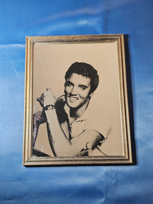 Elvis Presley Vintage Wall Mirror Framed Decorative Mirror 30x25 cm Brocante0