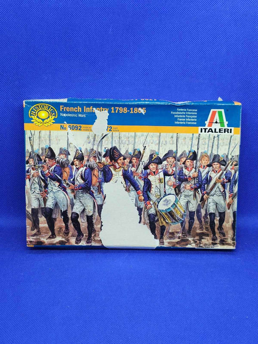 Italeri French Infantry 1798-1805 Napoleonic Wars 6092 172 48 Figurines