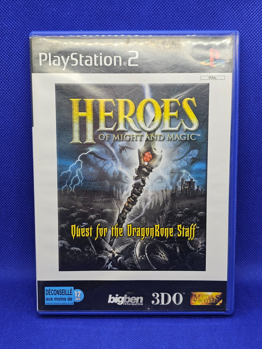 Heroes of Might and Magic Quest for the DragonBone Staff PS2 3DO 2001 Jeu Comple0