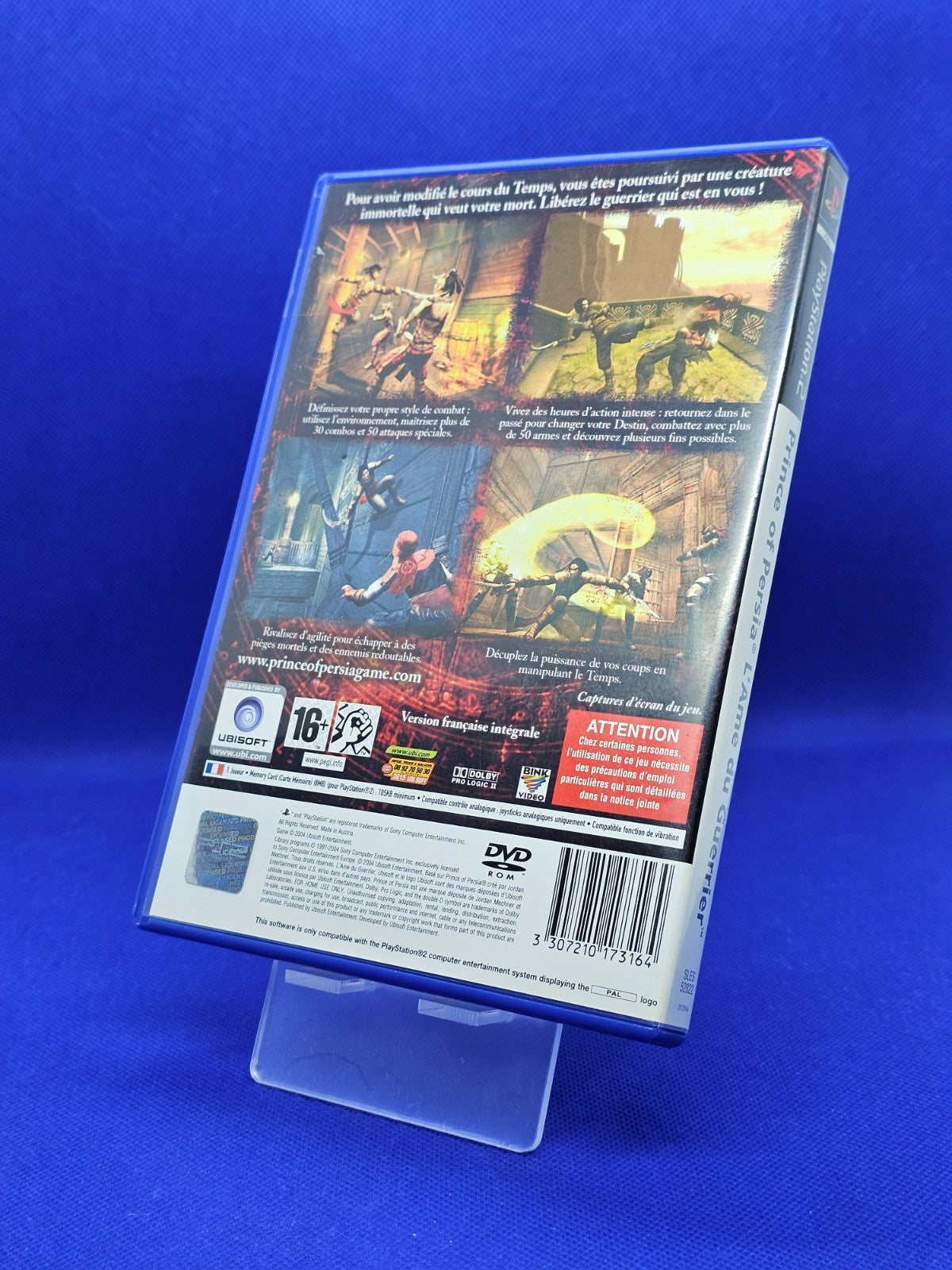 Prince of Persia L’Âme du Guerrier PS2 Complet (Disque + Jaquette + Manuel) FR1