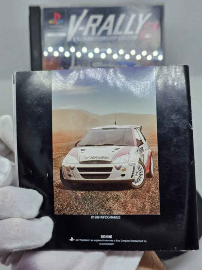 V-Rally 2 Championship Edition, PlayStation 1, Infogrames 1999, CD Rayé !