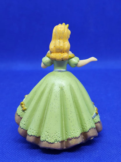 Figurine Princesse PAPO 2003 robe verte diadème 9 cm bon état1