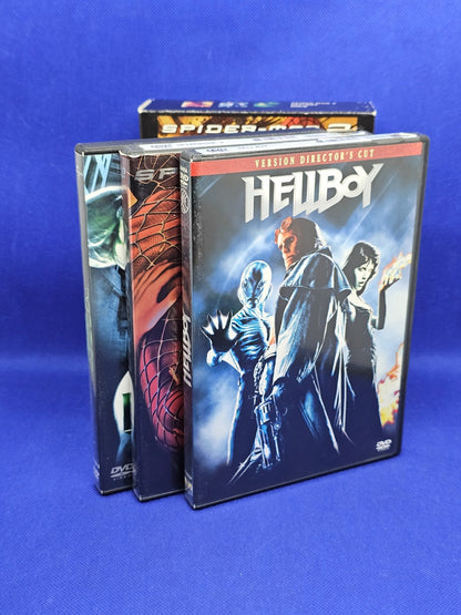 Coffret Spider-Man 2 Hellboy Hulk 3 DVD Marvel Universal 2007 VF3