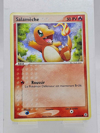 Salamèche Reverse Holo, EX Rouge Feu Vert Feuille, Pokémon, 2004, 57/112