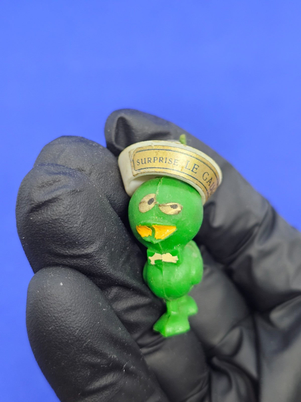 Porte‑clé vintage canard vert Surprise Le Gaulois3