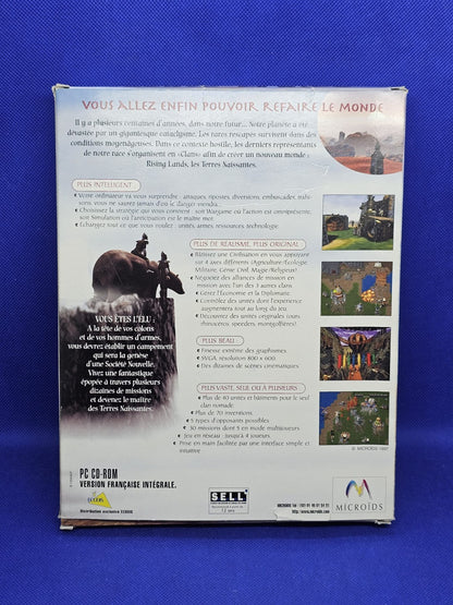 Rising Lands Conquêtes Civilisations PC CD-ROM Big Box Microïds 1997 VF2