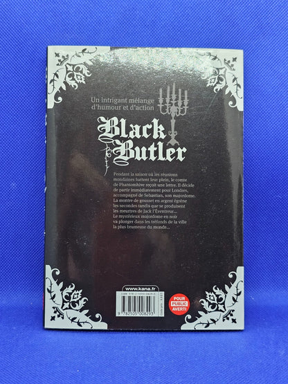 Black Butler Tome 2 Manga Kana Yana Toboso Dark Fantasy VF 20101