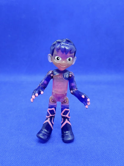 Glitch Ben Ben 10 Playmates 2018 Figurine Violette Translucide0