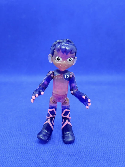 Glitch Ben Ben 10 Playmates 2018 Figurine Violette Translucide0