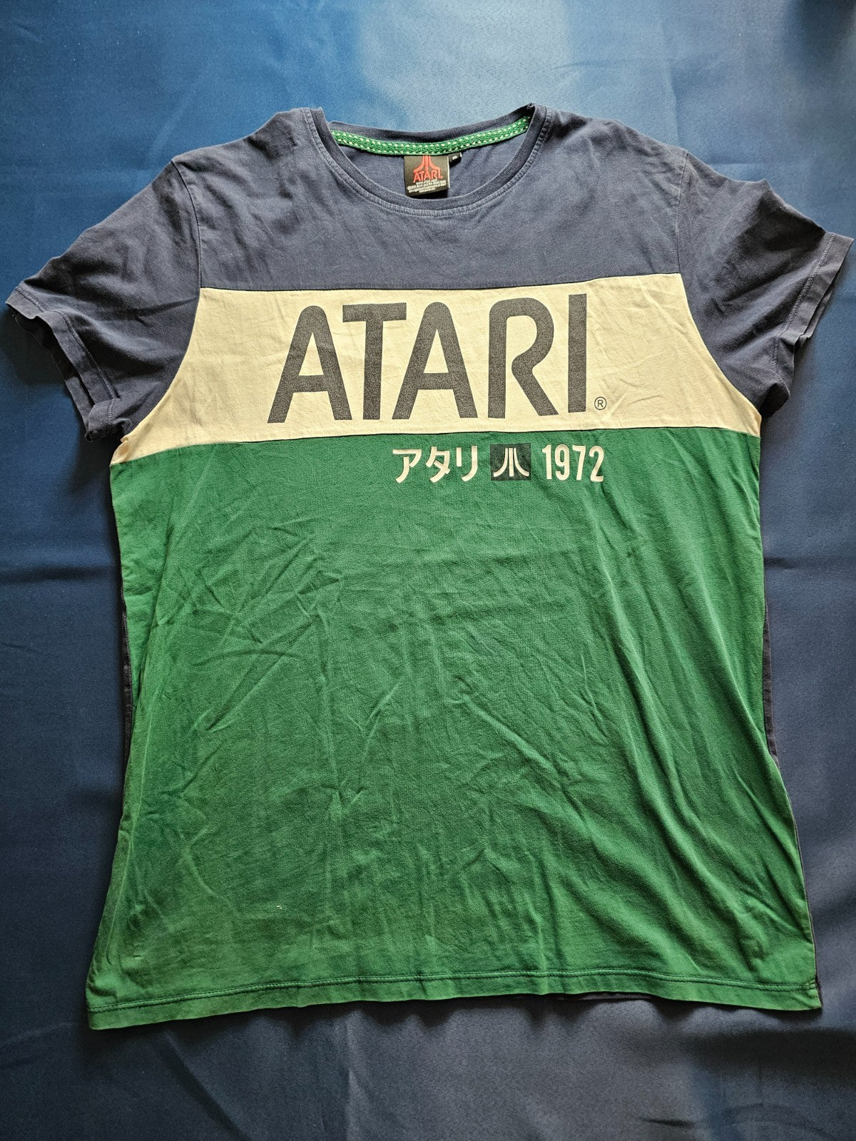 T-shirt Atari 1972 Difuzed Licence Officielle 2019 Taille XL Bleu Vert0