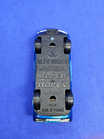 Alfa Romeo Montreal Jet Car de Norev N816 143 1970 Bleu5