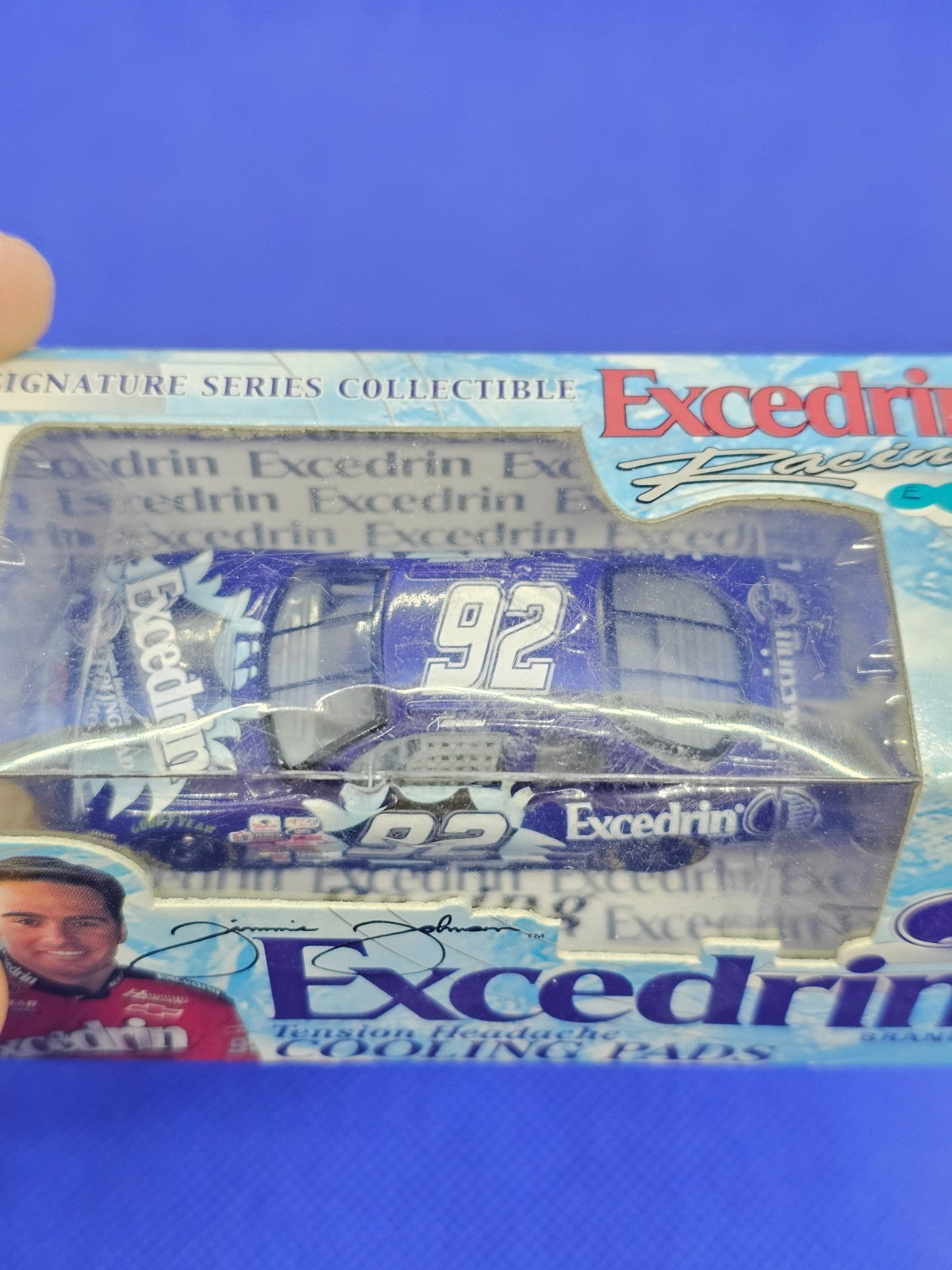 Jimmy Johnson #92 Excedrin Racing, NASCAR, Racing Champions, 2001, 1645