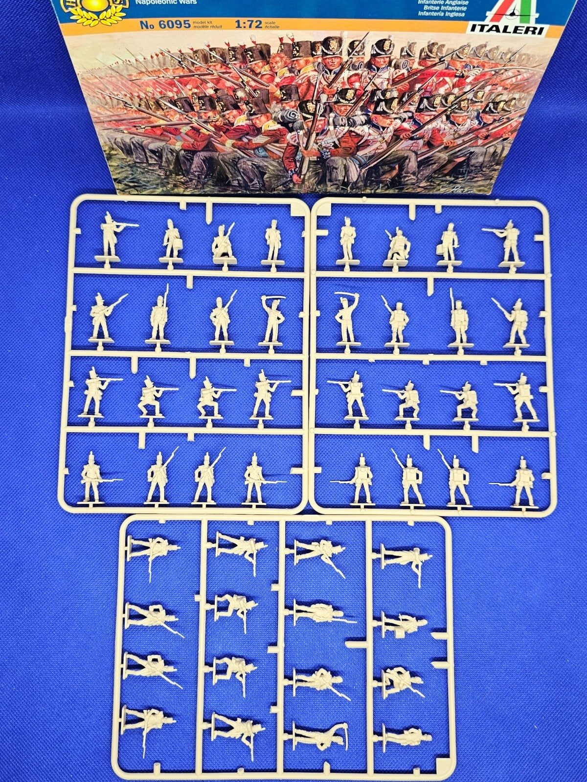 Italeri British Infantry 1815 6095 48 Soldats Britanniques 172 20072