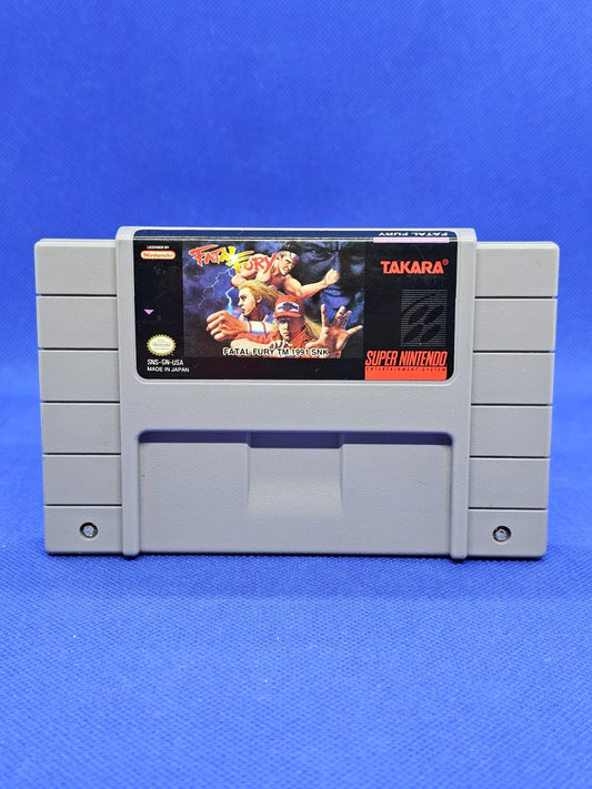Fatal Fury Super Nintendo SNES USA Takara 1991 Cartouche0