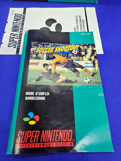 Soccer Shootout Super Nintendo SNES PAL FAH Nintendo Complet Sans Cale4
