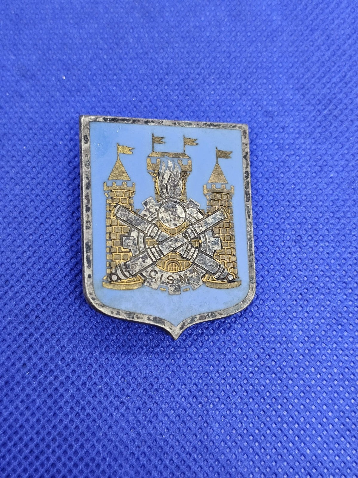 Insigne CISM 1 Centre Instruction Service Matériel Drago Paris G1539 Armée franç0