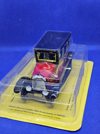 Taxi Vintage Tin Toy Paya Reproduction Voiture Ancienne Mécanique à Clé 20 cm1