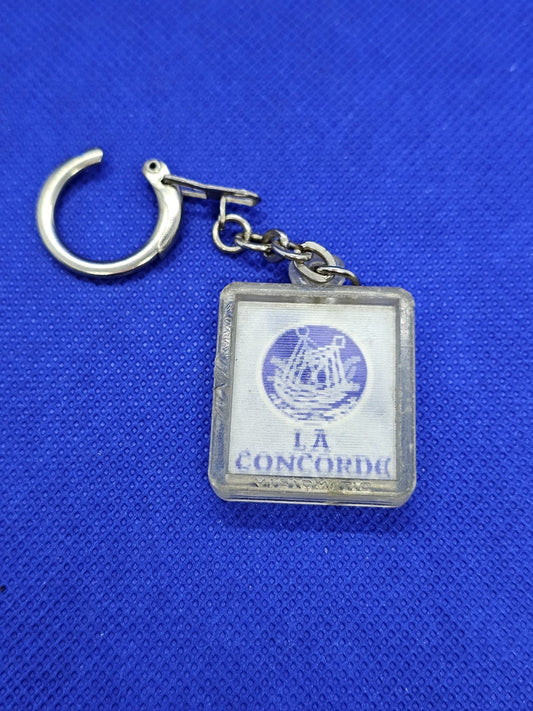 Porte-clés Vintage Publicitaire La Concorde – Assurance SFDC Douala Cameroun – A0