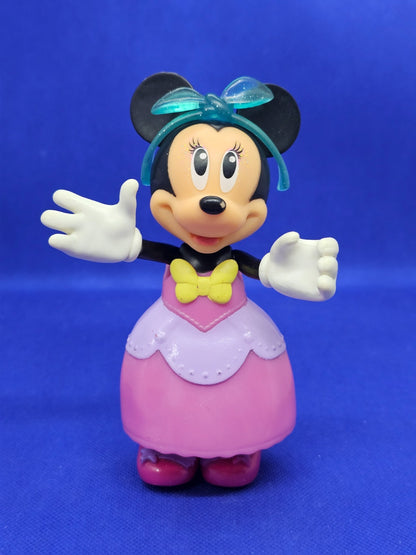 Figurine Minnie Mouse Princesse Disney IMC Toys 2010s 15 cm Robe Rose + Accessoi0