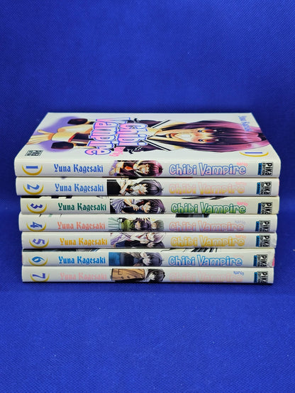 Lot Manga Chibi Vampire Karin Tomes 1 à 7 Yuna Kagesaki Pika Édition0