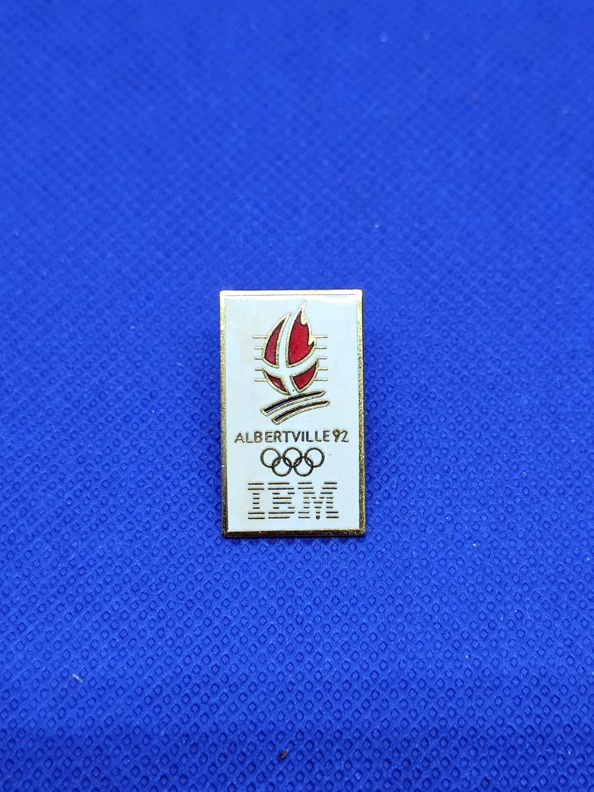 Pin's IBM Jeux Olympiques Albertville 1992 JO Vintage Collection0