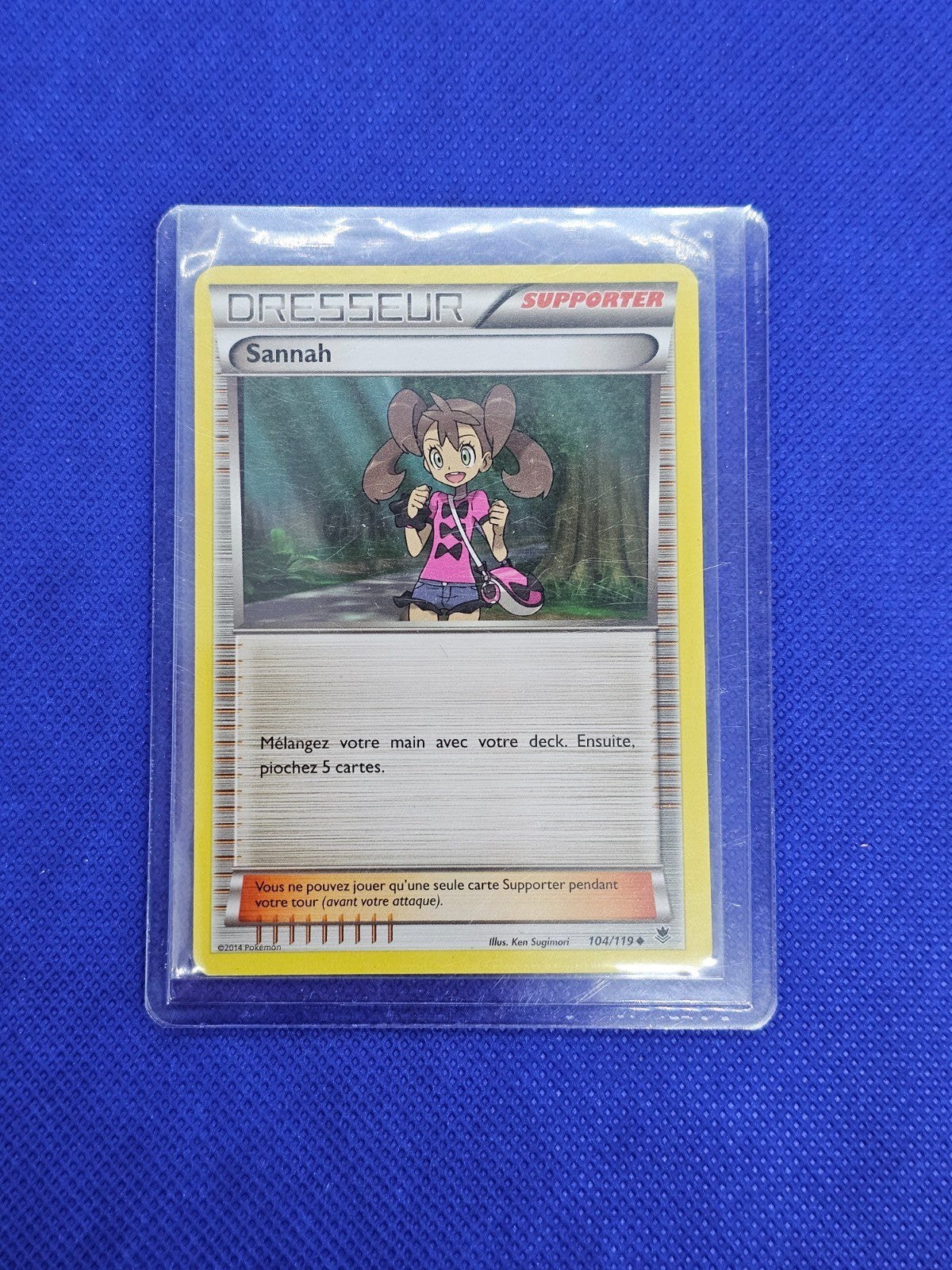 Sannah 104119 Pokémon XY Vigueur Spectrale 2014 Dresseur Supporter FR0