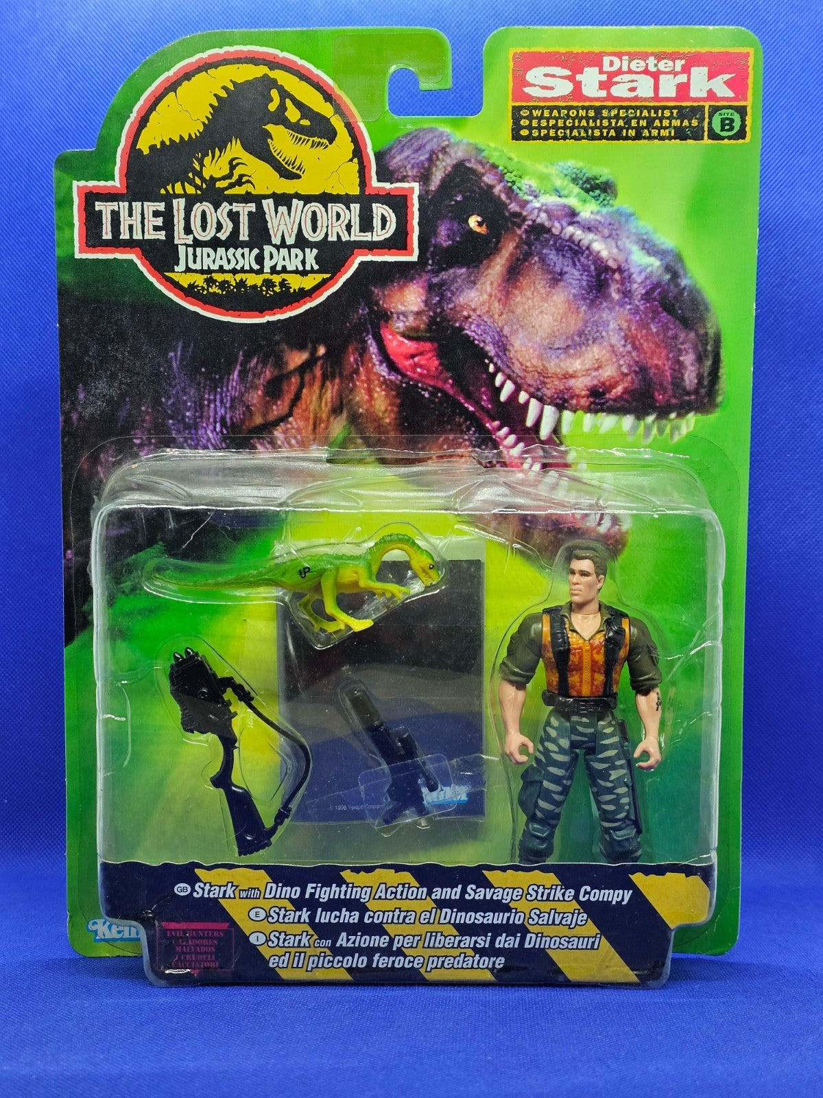 Dieter Stark Jurassic Park The Lost World Kenner 1997 Opened1