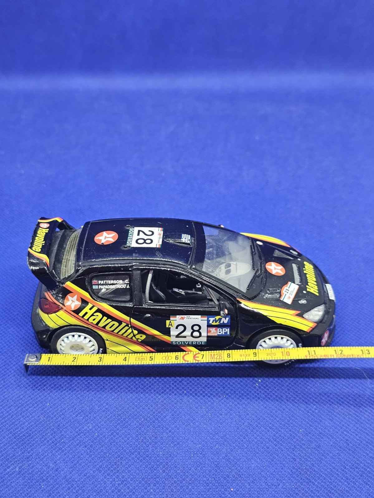 Peugeot 206 WRC Havoline n°28 Rally Portugal 2001 Saico 1323