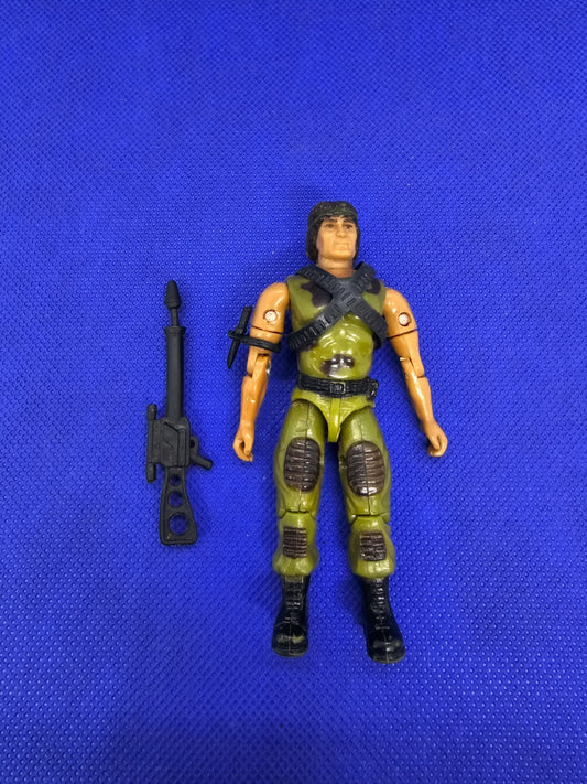 Figurine Brushfire Remco American Defense 1985 soldat vintage avec arme0