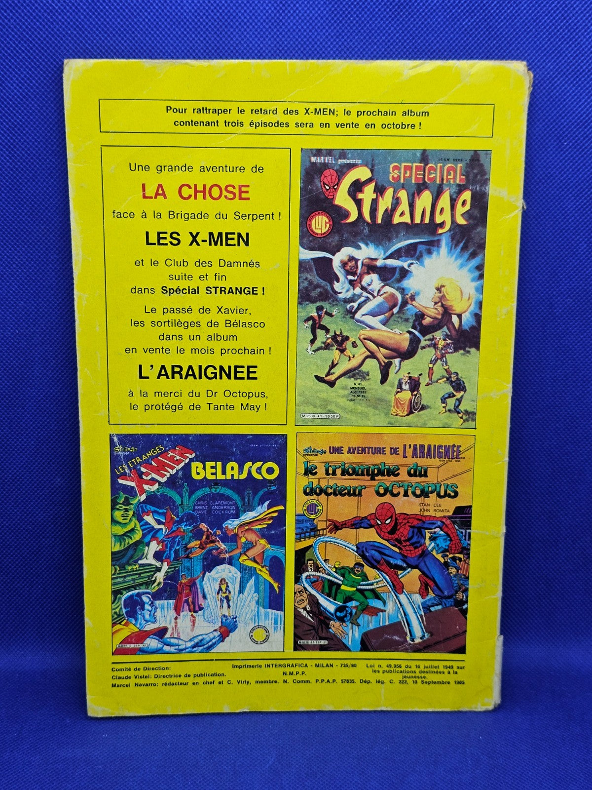 Titans N°80 Septembre 1985 Marvel Lug Comics BD1