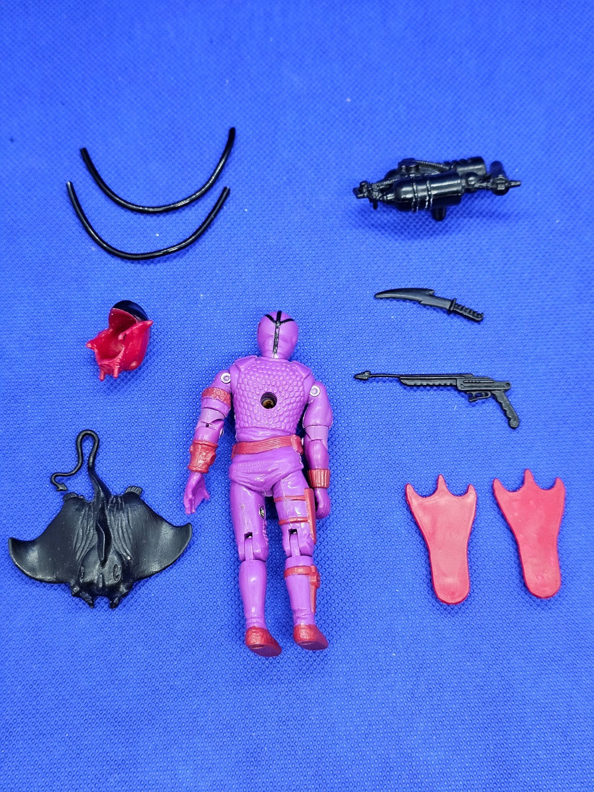 GI Joe Hydro Viper Hasbro 1988 Figurine Vintage Complète Avec Accessoires Loose2