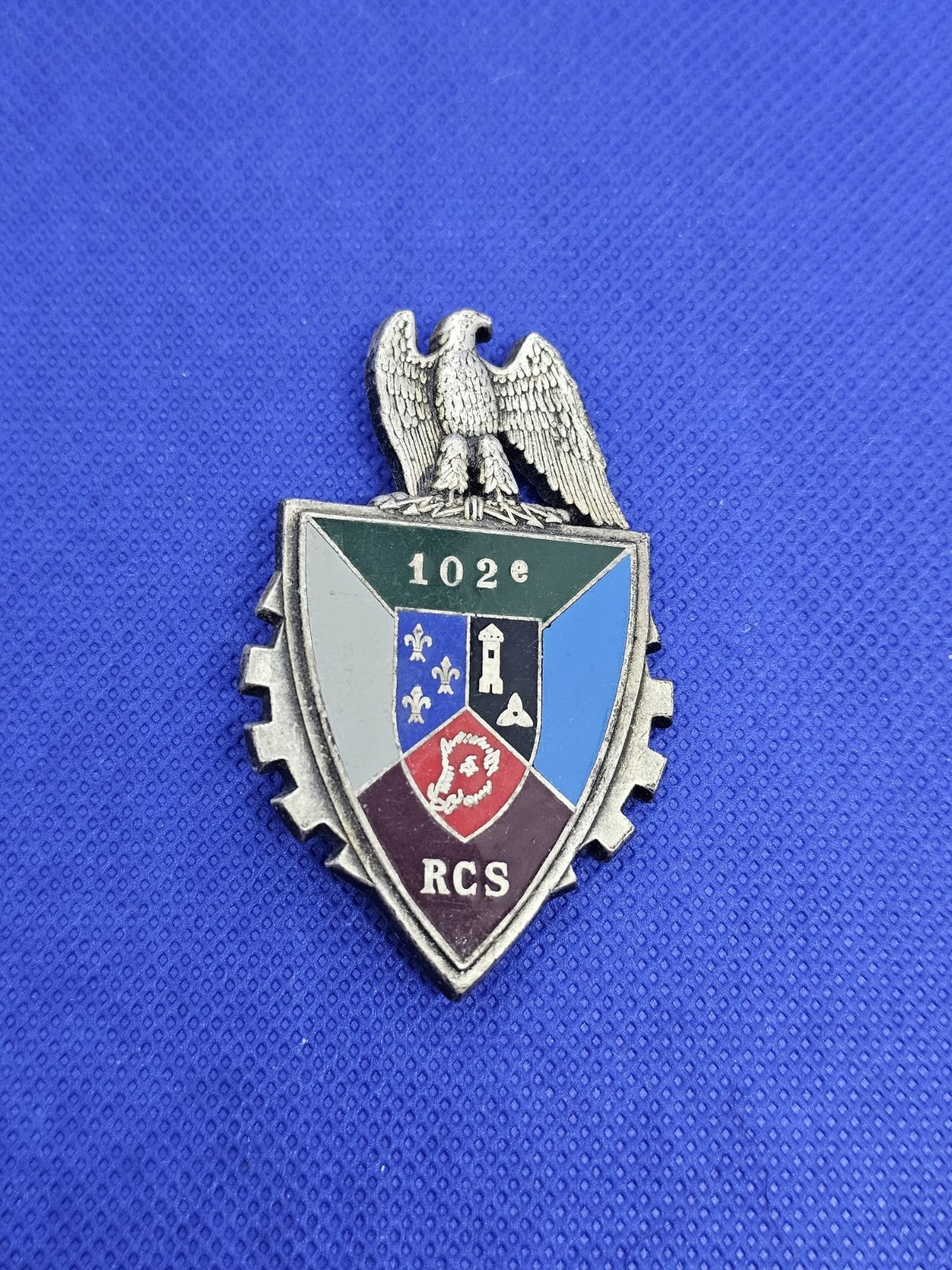 Insigne Militaire 102e RCS Régiment Commandement Soutien Fraisse Paris G29800