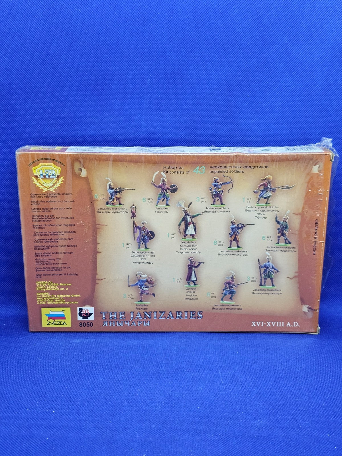 Zvezda 8050 The Janizaries Janissaires Empire Ottoman 172 43 Figurines Avec Boit1