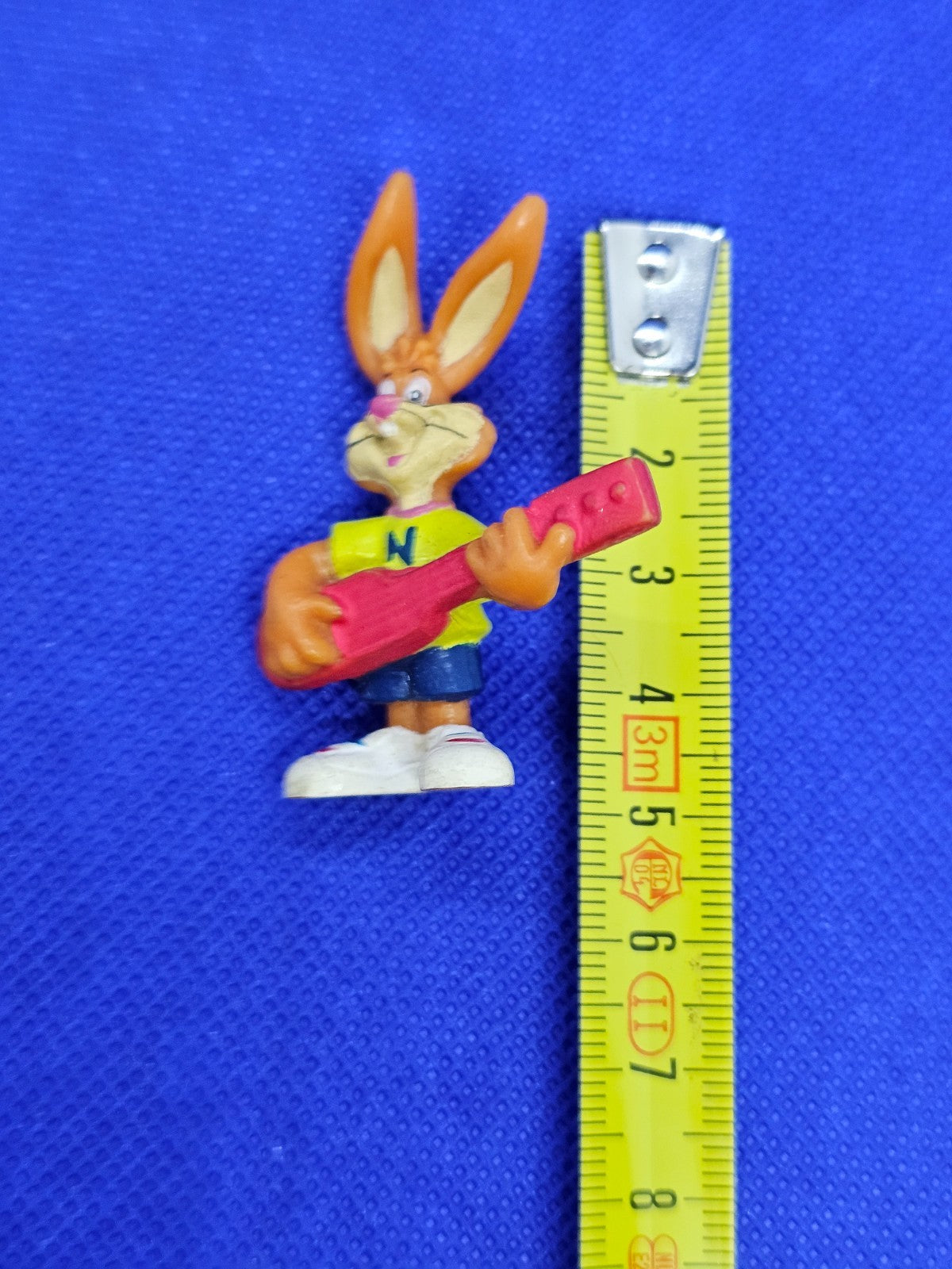 Figurine Quicky Lapin Nesquik, Mascotte Nestlé avec Guitare, Jouet Publicitaire2