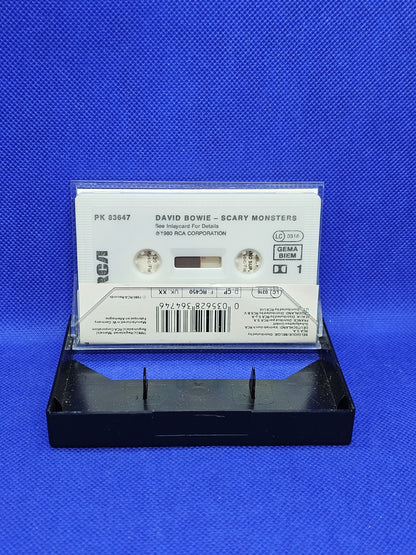 David Bowie Scary Monsters and Super Creeps cassette audio RCA PK 83647 19802