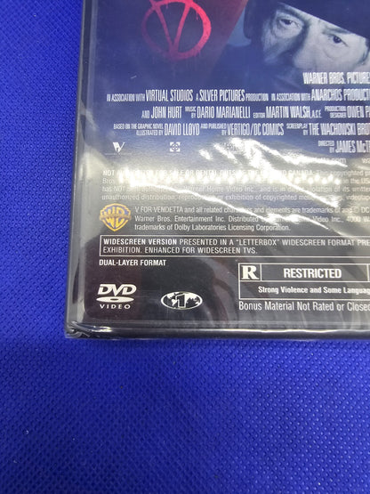 V For Vendetta DVD 2 Discs Special Edition Warner Bros 2006 Zone 14